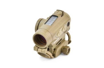 Image of SIG SAUER Romeo4T Red Dot Sight, Ballistic Circle Dot, Solar, 0.5 MOA Adjustable, Side Battery, Hex Bolt Mount, Spacer, Flat Dark Earth, Medium, SOR43131