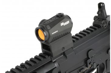 Image of SIG SAUER ROMEO5 1x20mm Red Dot Sight, 2 MOA Red Dot Reticle, 1 x CR2032 Battery, Matte, Black, SOR52001