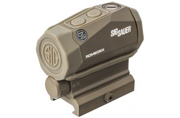 Image of SIG SAUER OPMOD Romeo5 X 1x20mm Compact Red Dot Sight, 2 MOA Dot Reticle, Flat Dark Earth SOR52111
