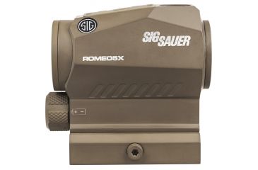 Image of SIG SAUER OPMOD Romeo5 X 1x20mm Compact Red Dot Sight, 2 MOA Dot Reticle, Flat Dark Earth SOR52111