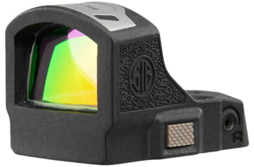Image of SIG SAUER Romeo-RS Compact 1x24mm Reflex Red Dot Sight, 3 MOA Green Dot, Black, Black, SOR02180