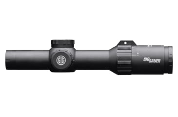 Image of SIG SAUER Tango4 1-4x24mm Rifle Scope 30mm Tube, First Focal Plane, Black, Horseshoe Illuminated Reticle, MOA, SOT41111
