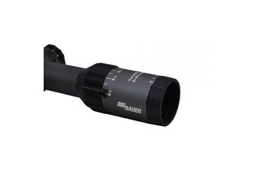 Image of SIG SAUER Tango4 Rifle Scope, 6-24X50mm, 30mm, Ffp, Dev-L Mrad Illum Reticle, Side Focus, Graphite, SOT46004