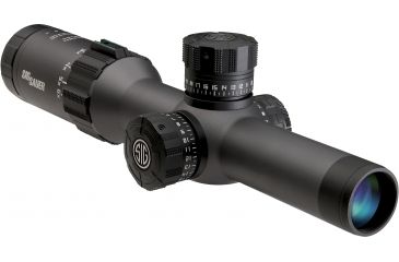 Image of SIG SAUER Tango6 1-6x24 30mm Tube Tactical Rifle Scope w/Triplex Illuminated Fiber Dot Reticle, Graphite SOT61005