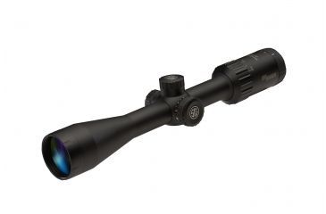 Image of SIG SAUER Whiskey 3 Rifle Scope, 3-9X40mm, 1 In, Sfp, Hellfire Quadplex Illum Reticle, Black, SOW33013