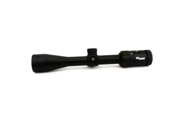 Image of SIG SAUER Whiskey3 3-9x40mm Rifle Scope 1 inch Tube, Second Focal Plane, Black, Quadplex Reticle, MOA, SOW33202