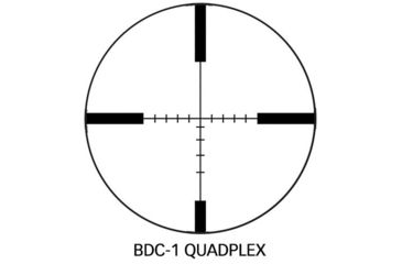 Image of SIG SAUER Whiskey3 3-9x50mm Rifle Scope 1 inch Tube, Second Focal Plane, Black, BDC-1 Quadplex Reticle, MOA, SOW33203