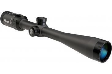 Image of SIG SAUER Whiskey3 4-12x40mm 1in Tube Hunting Rifle Scope w/HellFire TriPlex Reticle, Illum, Graphite SOW34006