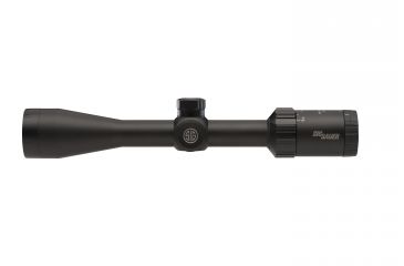 Image of SIG SAUER Whiskey3 Rifle Scope, 3-9X40mm, 1 In, Sfp, Quadplex Reticle, Black, SOW33101