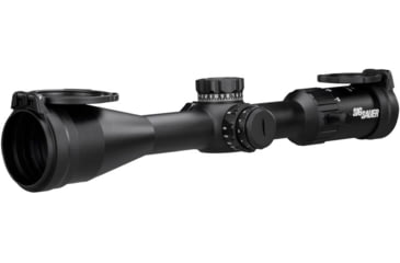 Image of SIG SAUER WHISKEY4 6-24x50mm, 30mm Tube Rifle Scope, First Focal Plane, MOA Milling 2.0 Reticle, Black, SOW46001