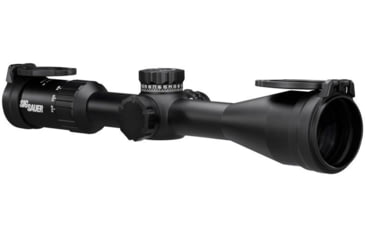 Image of SIG SAUER WHISKEY4 6-24x50mm, 30mm Tube Rifle Scope, First Focal Plane, MOA Milling 2.0 Reticle, Black, SOW46001