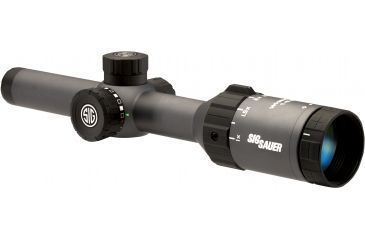 Image of SIG SAUER Whiskey5 1-5x20 1in Tube Hunting Rifle Scope w/CirclePlex Illuminated Fiber Dot Reticle, Graphite SOW51002