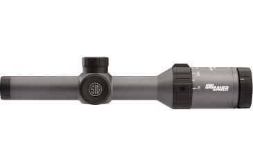 Image of SIG SAUER Whiskey5 1-5x20 1in Tube Hunting Rifle Scope w/CirclePlex Illuminated Fiber Dot Reticle, Graphite SOW51002
