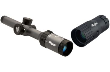 Image of SIG SAUER Whiskey5 1-5x20mm Rifle Scope, 1in, QuadPlex Reticle, Graphite, SOW51003