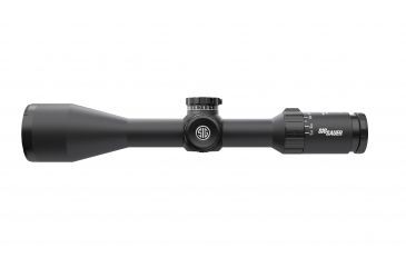 Image of SIG SAUER Whiskey5 Rifle Scope, 2.4-12X56mm, 30mm, Sfp, Hellfire Triplex Illum Reticle, Levelplex, Graphite, SOW52015
