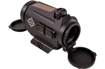 Image of SightMark 1x-28mm Element Mini Solar Red Dot, Red, 3 MOA Dot, 1 MOA, Black, SM26041