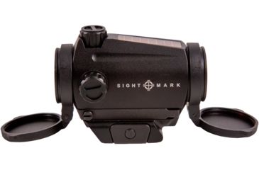Image of SightMark 1x-28mm Element Mini Solar Red Dot, Red, 3 MOA Dot, 1 MOA, Black, SM26041
