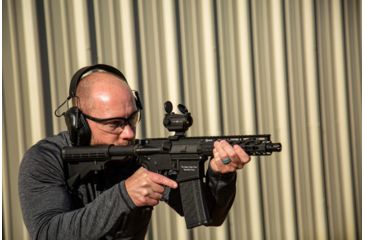 Image of SightMark 1x-28mm Element Mini Solar Red Dot, Red, 3 MOA Dot, 1 MOA, Black, SM26041