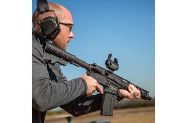 Image of SightMark 1x-28mm Element Mini Solar Red Dot, Red, 3 MOA Dot, 1 MOA, Black, SM26041