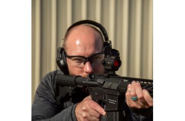 Image of SightMark 1x-28mm Element Mini Solar Red Dot, Red, 3 MOA Dot, 1 MOA, Black, SM26041