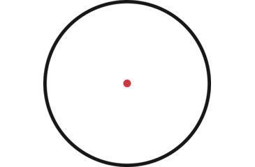 Image of SightMark 1x-28mm Element Mini Solar Red Dot, Red, 3 MOA Dot, 1 MOA, Black, SM26041