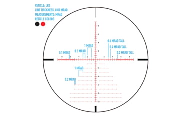 Image of SightMark 3-18x50mm Presidio LR2 Riflescope, 30mm, First Focal Plane, Red Illuminated Reticle, Black, SM13141LR2