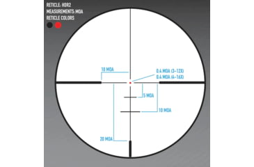 Image of SightMark Core HX 2.0 Riflescope, 3-12x56 HDR2, SM13103HDR2
