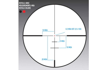 Image of SightMark Presidio 5-30x56mm 30mm Tube Rifle Scope, Second Focal Plane, HDR-2 Reticle, Black, SM13142HDR2