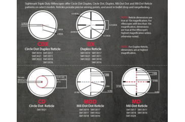 Image of Sightmark Triple Duty M4 1-6x24 Waterproof Rifle Scope, Duplex Reticle, SM13021DX