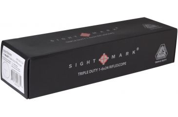 Image of Sightmark Triple Duty M4 1-6x24 Rifle Scopes, 30 mm Tube, Second Focal Plane, Illuminated Red Circle Dot Duplex Reticle, Black, SM13021CDX
