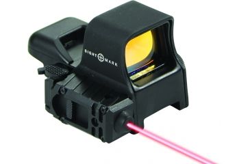 Image of Factory DEMO Sightmark Ultra Dual Shot 1x24mm 4 Pattern MOA Reticle Pro Spec NV QD Red Dot Sight, Black, SM14003-DEMO
