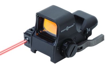 Image of Factory DEMO Sightmark Ultra Dual Shot 1x24mm 4 Pattern MOA Reticle Pro Spec NV QD Red Dot Sight, Black, SM14003-DEMO