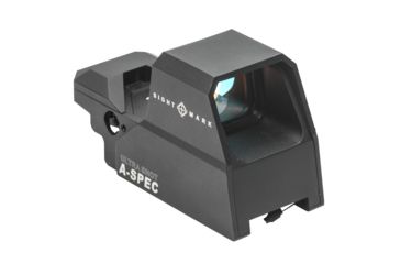 Image of SightMark Ultra Shot Open 1x 33x24mm Reflex Red Dot Sight (A-Spec), 5 MOA dot, 3 MOA dot with 50 MOA circle, 3 MOA dot with 50 MOA crosshair, 3 MOA dot with 30 MOA circle/crosshair (subtensions total 50 MOA) Black, SM26032