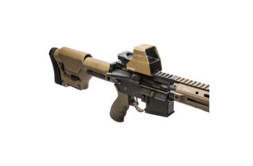 Image of SightMark Ultra Shot Open 1x 33x24mm Reflex Red Dot Sight (A-Spec), 5 MOA dot, 3 MOA dot with 50 MOA circle, 3 MOA dot with 50 MOA crosshair, 3 MOA dot with 30 MOA circle/crosshair (subtensions total 50 MOA) Dark Earth, SM26032DE