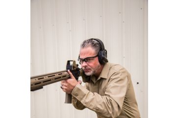 Image of SightMark Ultra Shot Open 1x 33x24mm Reflex Red Dot Sight (A-Spec), 5 MOA dot, 3 MOA dot with 50 MOA circle, 3 MOA dot with 50 MOA crosshair, 3 MOA dot with 30 MOA circle/crosshair (subtensions total 50 MOA) Dark Earth, SM26032DE