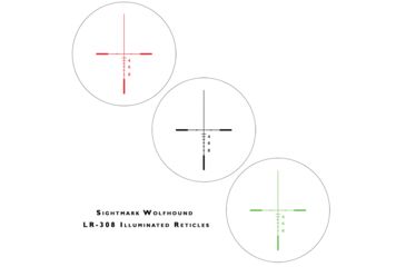 Image of SightMark Wolfhound 6x44 LR-308 LQD Prismatic Sight, Black, SM13026LRD-LQD
