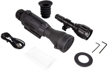 Image of Sightmark Wraith 4K Max Digital Rifle Scope, 3-24x50mm, 50mm Tube, Second Focal Plane, w/IR LED Illuminator, Black, SM18030