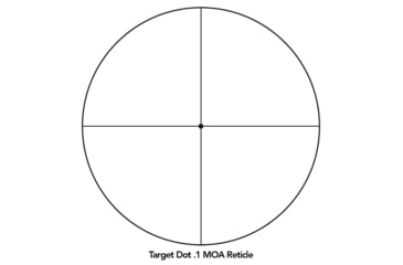Image of Sightron SVSS Rifle Scope, 10-50x60mm, 34mm Tube, Second Focal Plane, Target Dot .1 MOA Reticle, Black, 27008