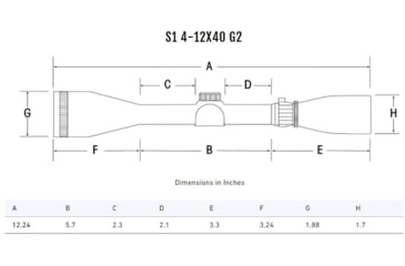 Image of Sightron S1 Series 4-12x40mm G2 Riflescope, 1in Tube, Second Focal Plane, Mil-Dot Matte, Black, 32009