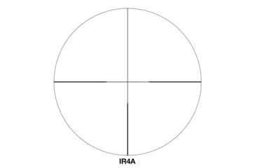 Image of Sightron S6 Rifle Scope, 1-6x24mm, 30mm Tube, Second Focal Plane, IR4A Reticle, Matte Black, Small, 66000