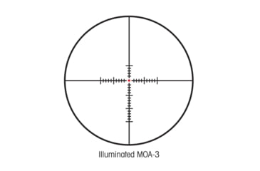 Image of Sightron SIII 3.5-10x44mm Rifle Scope, 30mm Tube, SFP, MOA-3 Illuminated Reticle, Black, 25902