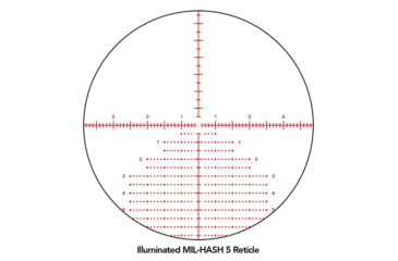 Image of Sightron SIII PLR Rifle Scope, 6-24x50mm, 30mm Tube, SFP, Mil-Hash Reticle, Satin, Black, 28008