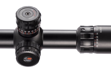 Image of Sightron SIII PLR Rifle Scope, 6-24x50mm, Zero Stop, MOA-H 24X IR Reticle, Black, Medium, 28002
