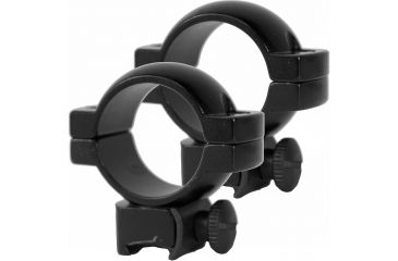 Image of Simmons Rifle Scope 1in Rings, .22 Medium, Gloss Black 49178