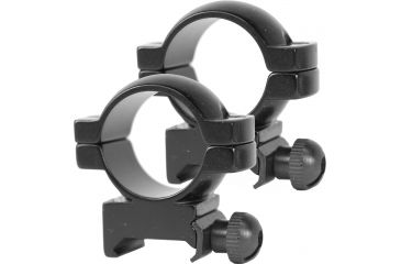 Image of Simmons Rifle Scope 1in Rings, High, Gloss Black 49171