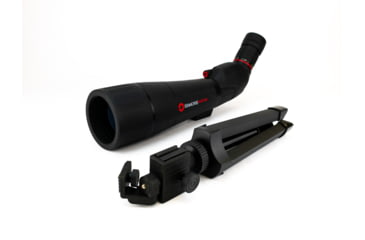 Image of Simmons Venture 20-60x80 Spotting Scope, Angled, Fully-Multi Coated, Tripod/Hard Case/Soft Case, Black, SP206080BA