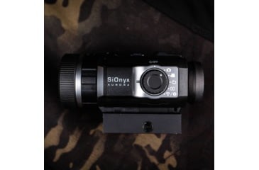 Image of SiOnyx Aurora BLACK Night Vision Monocular w/ Picatinny Rail Mount, Black, C011200
