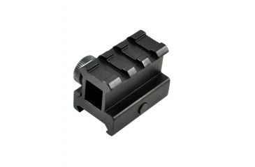 Image of Sniper 3 Slot High Profile Riser Rifle Scope Mount, Black MRSSH3