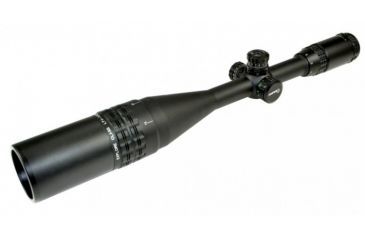 Image of Sniper 4-16x50mm Rifle Scope w/ Front AO Adjustment, RGB Tri-Illumination Mil Dot / Heavy Duty Ring Mount, Black LT4-16X50AOL