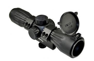Image of Sniper 6X32mm Rifle Scope, RG Dual Illumination Mil Dot w/ Carry Handle Ring / Picatinny Adapter, Black LT6x32LR